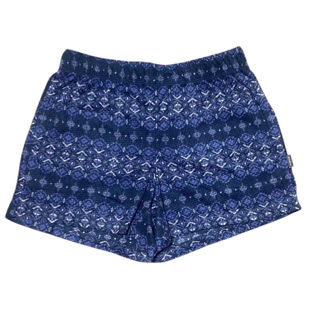 Eddie Bauer Sleepwear Women's XS Blush Geo Print Pajama Shorts Sleep Lounge Cozy - Picture 2 of 7